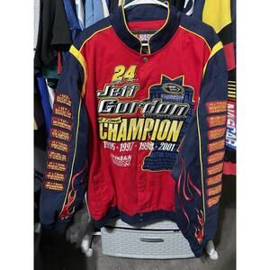Size 3XL- Jeff Gordon Jacket Champion NASCAR Uniform Vintage JH Design Racing